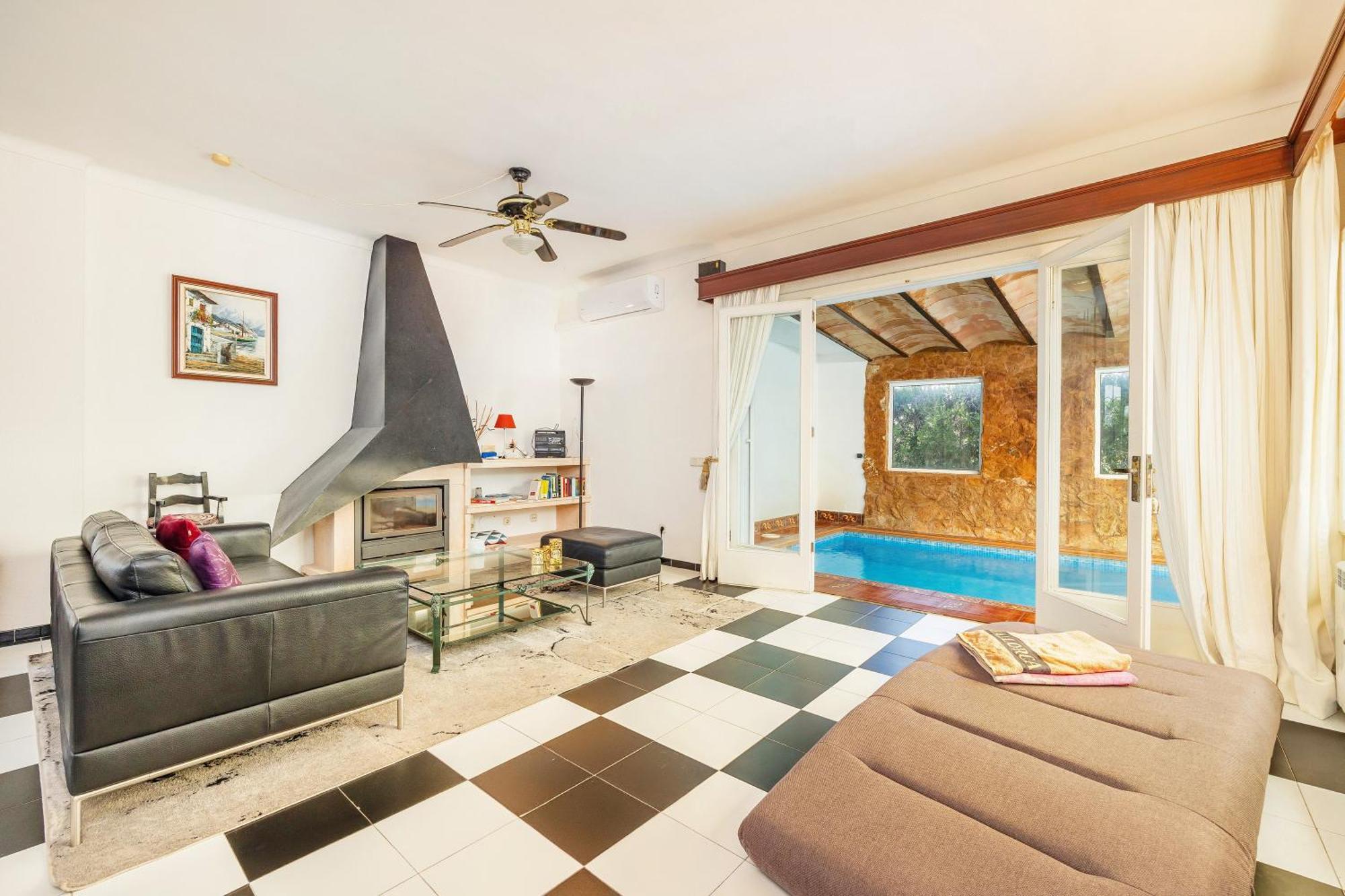 Villa Malik Mit Meerblick Und Pool Кала д'Ор Екстер'єр фото
